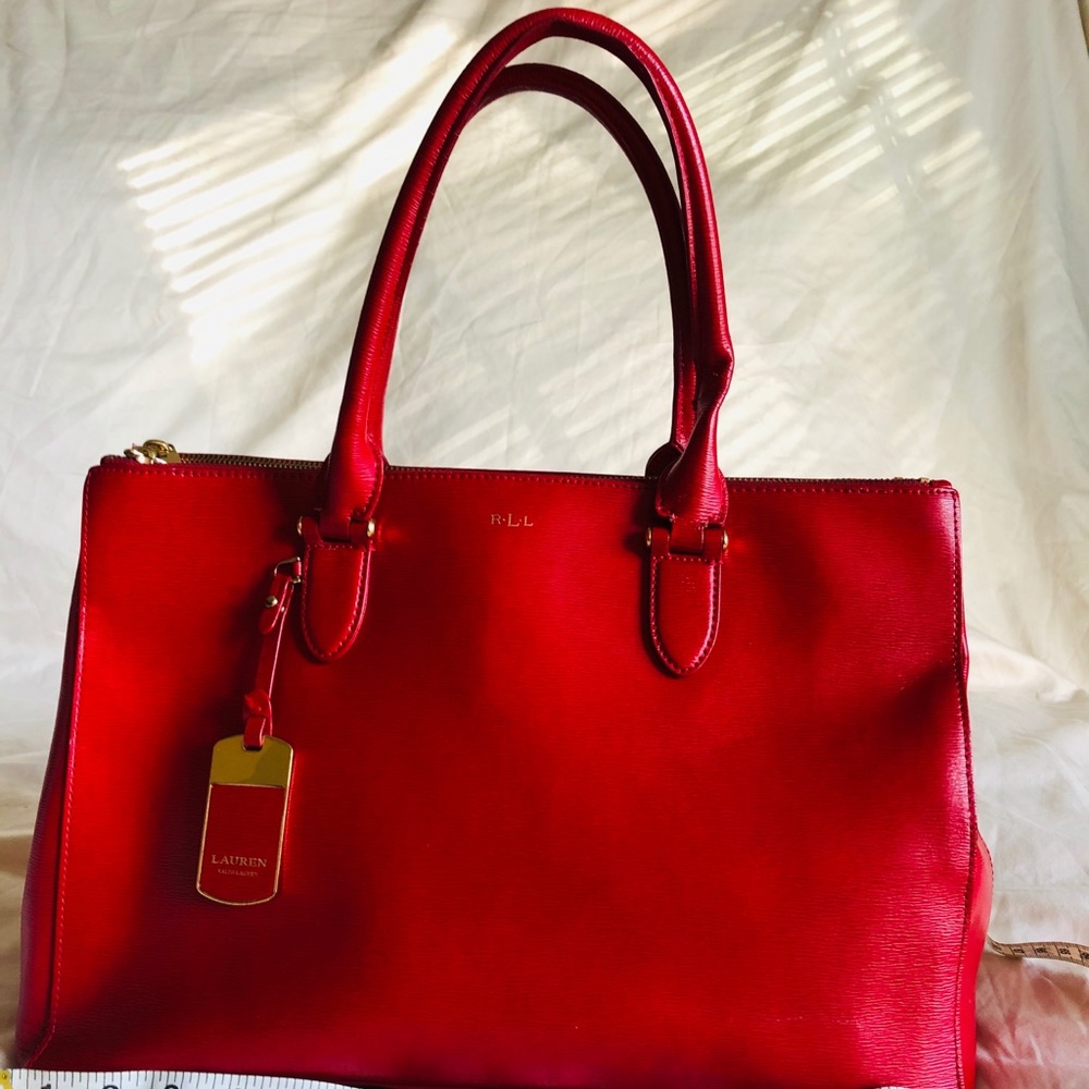 Lauren Ralph Lauren Newberry Double large satchel